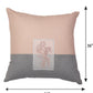 Cushion Cover Cotton Patchwork and Embroidery Motif Multi - 16inches X 16inches