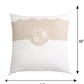 Cushion Cover Cotton Blend Applique and Embroidery Motif Multi - 16inches X 16inches