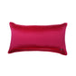 Cushion Cover for Sofa, Bed Cotton Polyester| Floral Design | Hand Embroidery(Chawal Taka) | Pink Blue - 12x22in(30x56cm) (Pack of 1)