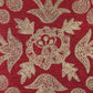 ZEBA World Square Cushion Cover for Sofa, Bed | Motif Embroidery - Chenille | Maroon - 16x16in(40x40cm) (Pack of 1)