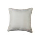 Cushion Cover for Sofa, Bed | Brocade Silk with Cord Piping| Reversible Front & Back | Grey - 16x16in(40x40cm) (Pack of 1)
