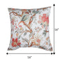 Cushion Cover with Nature Birds on Tree Print - Polycanvas | Multicolor - 16x16in(40x40cm) (Pack of 1)