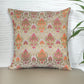 ZEBA World Square Eurosham Cushion Cover for Sofa, Bed | Banarasi Brocade Silk - Floral Weave | Multi - 20x20in(50x50cm) (Pack of 1)