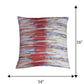ZEBA World Square Cushion Cover for Sofa, Bed | Printed Abstract Art - Polycanvas | Multicolor - 16x16in(40x40cm) (Pack of 1)