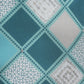 Cushion Cover for Sofa, Bed | Cotton Polyester| Geometric Design | Hand Embroidery | Teal Blue - 12x22in(30x56cm) (Pack of 1)
