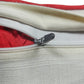 Cushion Cover with Hand Embroidery on Mughal Garden Print with Cord Piping - Cotton Blend | White - 20x20in