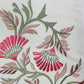 ZEBA World Square Cushion Cover for Sofa, Bed | Floral Hand Embroidery with Tassels - Cotton | Offwhite - 16x16in(40x40cm) (Pack of 1)