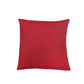 ZEBA World Square Cushion Cover for Sofa, Bed | Zari Embroidery Highlights on Art Deco Print - Polycanvas | Red - 16x16in(40x40cm) (Pack of 1)