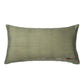 ZEBA World Rectangular Cushion Cover for Sofa - Lumbar Cushion | Hand Embroidery with Gota Patti and Patchwork - Polycanvas Blend | Green & Yellow - 12x22in(30x55cm) (Pack of 1)