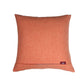 Cushion Cover with Modern Ikat Print with Hand Embroidery - Polycanvas | Multicolor - 16x16in