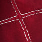 ZEBA World Hand Embroidered Velvet Cushion Cover - Luxe Collection | Sofa, Bedroom, Couch | Maroon - 16x16 inch (40x40 cms) (Pack of 1)