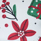 ZEBA World Christmas Cushion Cover for Sofa, Bed | Digital Printed Xmas Tree Candy Decoration - Polycanvas | Multicolor - 12x22in (30x56cm) (Pack of 1)