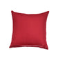 ZEBA World Christmas Cushion Cover for Sofa, Bed | Embrodeired Snowflake Dandelions - Polycanvas | Red White - 16x16in (40x40cm) (Pack of 1)