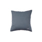 Cushion Cover with Floral Print and Highlighted Silver Embroidery - Red/Grey - 16x16in