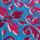 Central Mandala Ethinic Motif in Two Tone Embrodiery  Cushion Cover - Blue/Red - 16x16 Inches