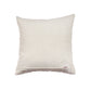 Mughal Elephant Play Printed Cushion Cover with Highlighted Silver  Embroiderey - White - 16x16 Inches