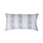 Hand Embroidered Luxe Collection Cushion Covers | Block Printed with Quilted Stitching Off White - 12x22 Inches