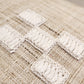 Hand Knotted Embroidered Cushion Cover | Linen 12x22 - 12x22 Inches