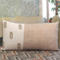 Block Printed Cushion Cover | Stripes with Butti Cotton 12 x 22 inches