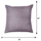 Cushion Cover for Sofa, Bed Cotton Blend |Self Textured | Lilac - 16x16in (40x40cm) (Pack of 1)