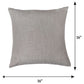Cushion Cover for Sofa, Bed Cotton Blend with Self Textured | Brown - 16x16in(40x40cm) (Pack of 1)