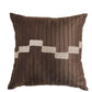 Cushion Cover 100% Cotton 520TC Pintuck with Embroidery Dark Grey - 16X16