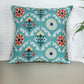 Cushion Cover with Motif Printed - Polycanvas | Blue - 16x16in