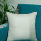 Cushion Cover Cotton Blend Solid cord Piping Off White - 16" X 16"