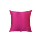 Cushion Cover for Sofa, Bed Polyester Floral Embroidery | Pink  - 16x16in(40x40cm) (Pack of 1)