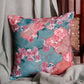 Cushion Cover Poly Canvas Digital Print with Embroidery Multi - 16"x 16"