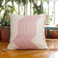 Cushion Cover Polyester Embroidery with Tassels Off White - 16" x 16"