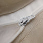 Cushion Cover Polyester Blend Quilted with Tassels Off White - 12"x 22"