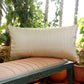 Cushion Cover Polyester Blend Quilted with Tassels Off White - 12"x 22"
