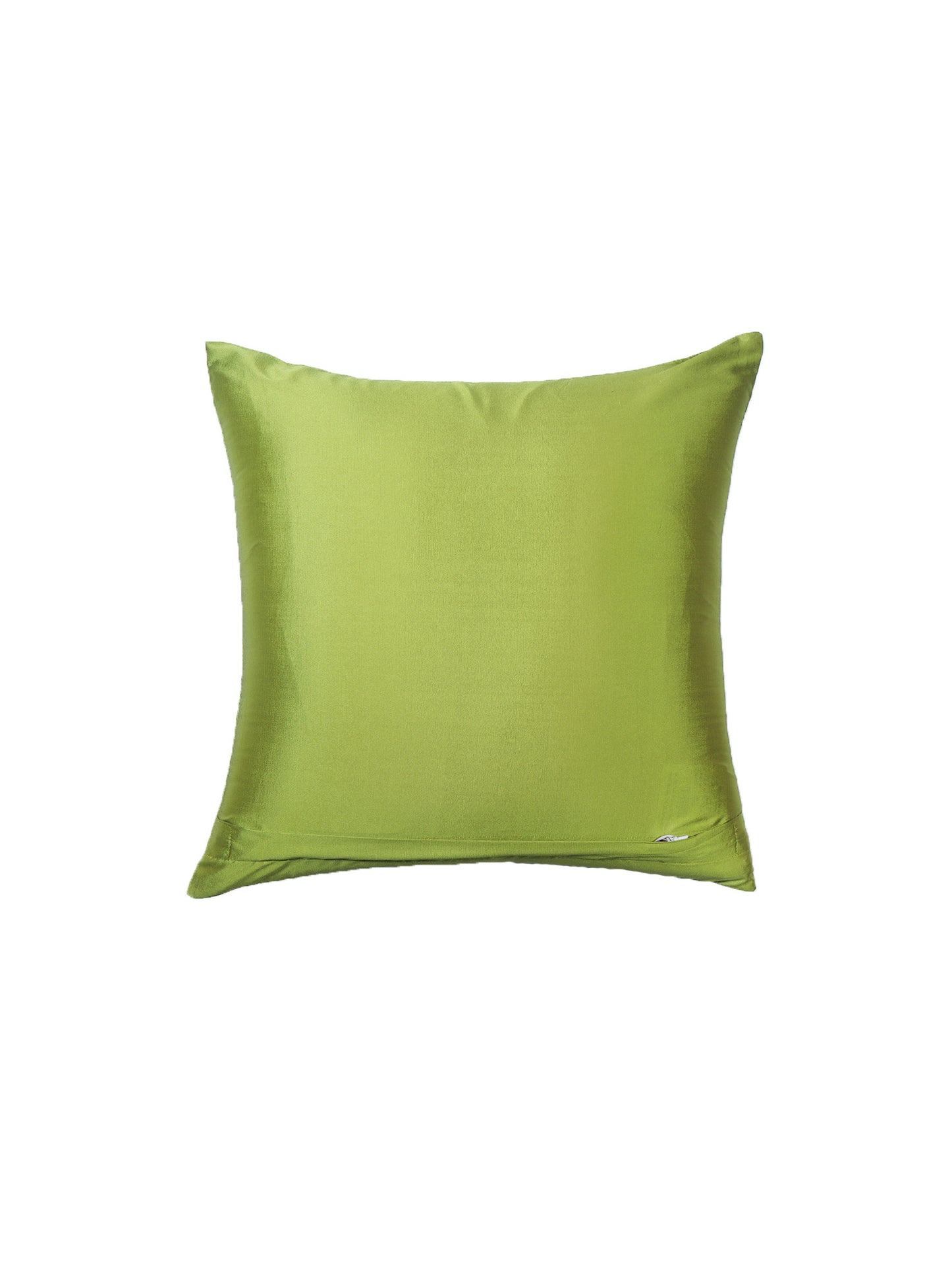 Cushion Cover for Sofa, Bed | Polyester  Motif Paisley Embroidery | Multi Color - 16x16in(40x40cm) (Pack of 2)