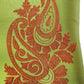 Cushion Cover for Sofa, Bed | Polyester  Motif Paisley Embroidery | Multi Color - 16x16in(40x40cm) (Pack of 2)