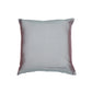 ZEBA World Square Cushion Cover for Sofa, Bed | Floral Motif Embroidery - Polyester | Grey - 16x16in(40x40cm) (Pack of 1)