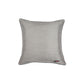 Cushion Cover for Sofa, Bed Varanasi Silk Motif with Cord Piping | Silver Grey - 16x16in(40x40cm) (Pack of 1)