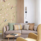 Wallpaper Non Woven/Canvas - Songbird Soiree (1 sqft)