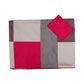 Bed Cover With 2 Pilllow Sham Polyester Blend Patchwork Multi Colour (90" X 108" ; Pillow - 17" X 27")