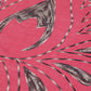 Pink colored embroidered bed cover with 2 matching pillow covers made from cotton blend for queen size double bed 90x108 inch