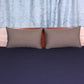 Bed Cover Jean Stitch Polyester Blend Navy Blue - 90" X 108", 17" X 27"