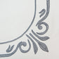 Bedsheet with Pillow Shams 100% Cotton 400tc Embroidered White - 108"x108"+17"x27"