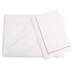 Bedsheet with Pillow Shams 100% Cotton 400tc Embroidered White - 108"x108"+17"x27"
