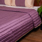 Quilt with 2 Pillow Shams Blended Cotton Patchwork Grey/Off White - (90" X 108" ; Pillow - 17" X 27")
