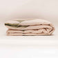 Quilt with 2 Pillow Shams Polyester Blend Digital Print Off-White, Green and Beige - (90" X 108" ; Pillow - 17" X 27")