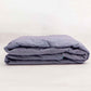 Quilt with 2 Pillow Shams Cotton Diamond Quilted Blue - (90" X 108" ; Pillow - 17" X 27")