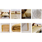 Quilt with 2 Pillow Shams Polyester and Cotton Embroidered Pintuck Golden - (90" X 108" ; Pillow - 17" X 27")