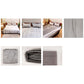 Quilt with 2 Pillow Shams Polyester and Cotton Embroidered Pintuck Grey - (90" X 108" ; Pillow - 17" X 27")