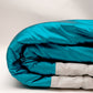 Quilt with 2 Pillow Shams Polyester and Cotton Embroidered Turquoise Blue - (90" X 108" ; Pillow - 17" X 27")