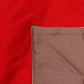 Quilt with 2 Pillow Shams Blended Polyester and Cotton Embroidered Patchwork Red and Cream - (90" X 108" ; Pillow - 17" X 27")